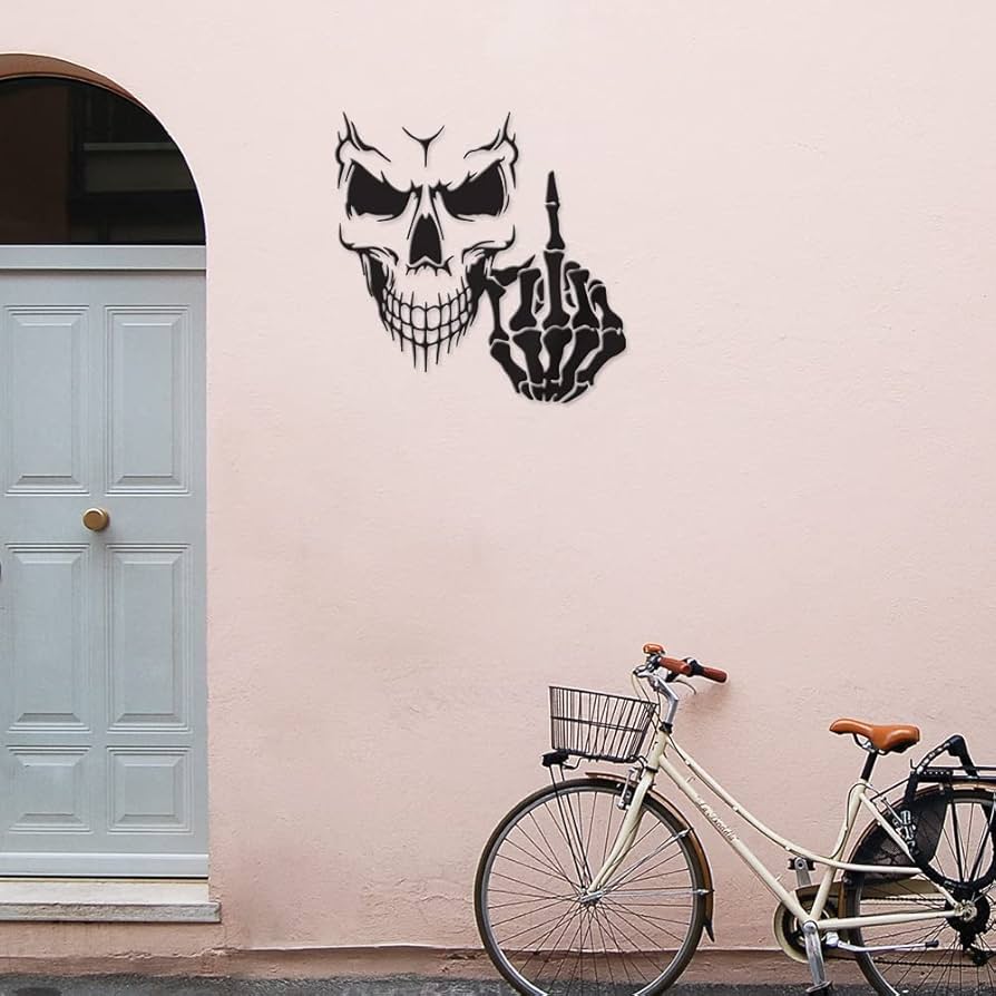 Amazon.com - Transparent Decal Stickers of Skeleton Middle